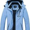 MOERDENG Women's Waterproof Ski Jacket Warm Winter Coat Outd...