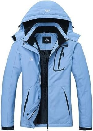 MOERDENG Women's Waterproof Ski Jacket Warm Winter Coat Outd... MOERDENG Women's Waterproof Ski Jacket Warm Winter Coat Outd...