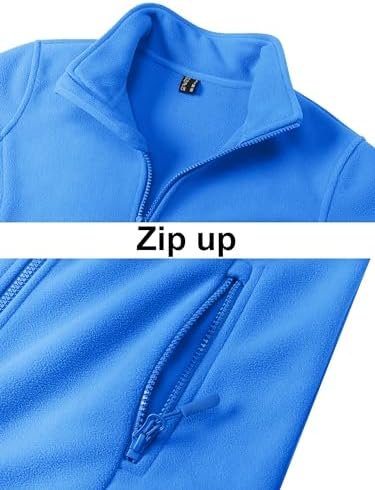 TACVASEN Women's Soft Fleece Jacket Lightweight Full Zip Swe...