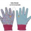 2 Pairs of HANDLANDY Kids Gardening Gloves Foam Rubber Coate...