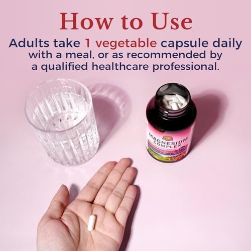 Vitalitown Magnesium Complex Supplement 500mg - Maximized Ab...