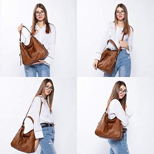 Realer Hobo Crossbody Bags for Women Designer Leather Hobo H...