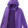 GRANDWISH Boys Girls Waterproof Rain Jacket, Lightweight Act...