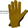 HANDLANDY Men Leather Gardening Gloves, Utility Work Gloves ...