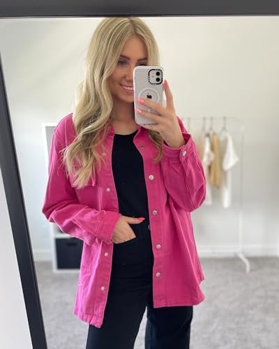 luvamia 2025 Spring Jean Jackets for Women Fashion Oversized...