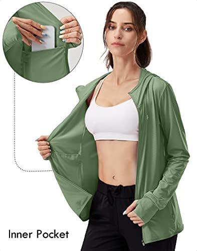 Soothfeel Women's UPF 50+ Sun Protection Hoodie Jacket Light...