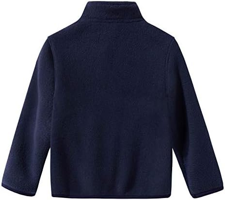 Spring&Gege Youth Solid Full-Zip Polar Fleece Jacket for Chi...