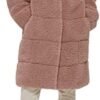 Levi's womens Long Length Patchwork Quilted Teddy Coat