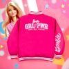 Barbie Girls Bomber Jacket, Zip-Up Bomber Jacket for Girls, ...