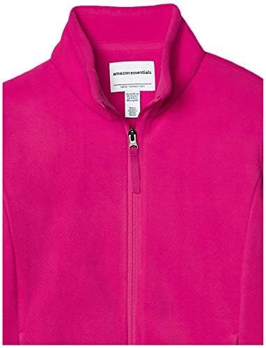 Amazon Essentials Girls and Toddlers' Polar Fleece Full-Zip ...