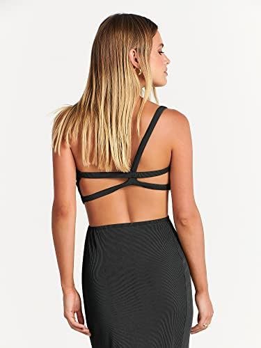 ANRABESS Women Summer One Shoulder Sleeveless Maxi Dress Cut...