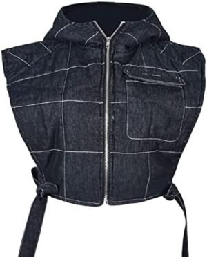 Womens Causal Sleeveless Hooded Denim Vest Zipper Padded Ves... Womens Causal Sleeveless Hooded Denim Vest Zipper Padded Ves...