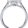 Kobelli Radiant-cut Moissanite Bridal Set 3 3/8 CTW 14k Whit...