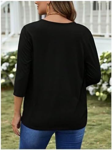 WDIRARA Women's Asymmetrical Hem Open Front Thin Jackets 3/4...