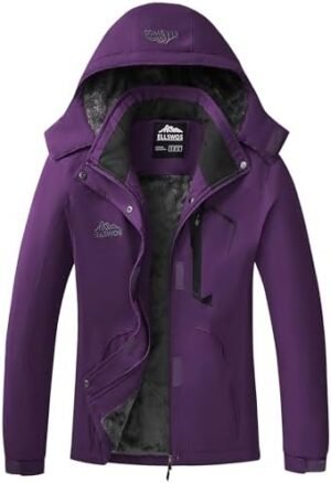 ELLSWOS Womens Winter Coats Waterproof Ski Jacket Warm Snow ... ELLSWOS Womens Winter Coats Waterproof Ski Jacket Warm Snow ...