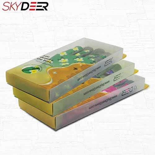 SKYDEER Women's Gardening Gloves - Genuine Deerskin Suede, U...