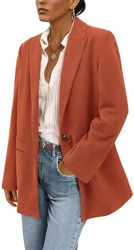 PRETTYGARDEN Women's Winter Corduroy Blazers Jackets Dressy ... PRETTYGARDEN Women's Winter Corduroy Blazers Jackets Dressy ...