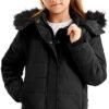 FARVALUE Girls' Winter Coats Thicken Fleece Lined Padded Hoo...