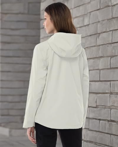 Outdoor Ventures Packable Rain Jacket Women Lightweight Wate...