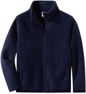 Spring&Gege Youth Solid Full-Zip Polar Fleece Jacket for Chi... Spring&Gege Youth Solid Full-Zip Polar Fleece Jacket for Chi...