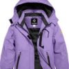 GEMYSE Girl's Waterproof Ski Snow Jacket Fleece Windproof Wi...