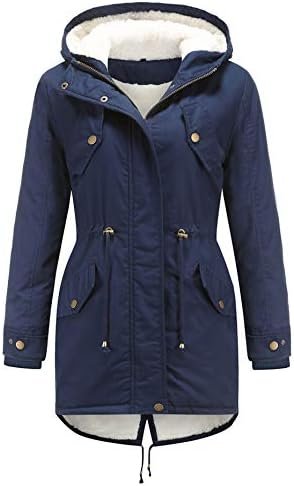 HOW'ON Women's Hooded Winter Coat Warm Fleeced Lined Long Ja... HOW'ON Women's Hooded Winter Coat Warm Fleeced Lined Long Ja...