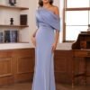 BITALY One Shoulder Satin Mother of The Bride Dress for Wedd...
