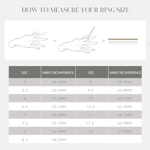 3ct Moissanite Engagement Ring for Women, 10 * 8MM Main Ston...