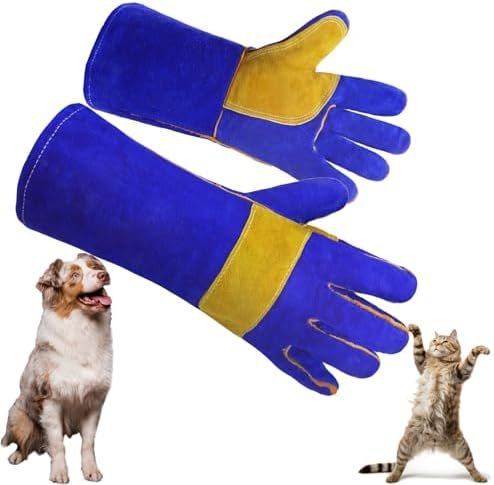 HLDD HANDLANDY Animal Handling Gloves, Bite Proof for Dog Tr...