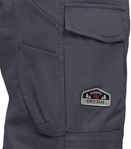 FR Pants for Men 7.5oz Flame Resistant Pants (2112& CAT2) 10...
