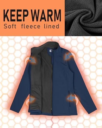 33,000ft Women's Lightweight Softshell Jacket Fleece Lined W...