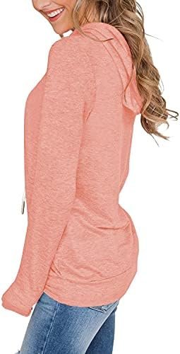 Women's Long Sleeve Hoodies Tops Lightweight Hooded Sweatshi...