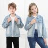 Cromoncent Classic Denim Jacket for Boys Girls