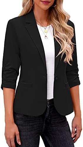 LookbookStore Blazers for Women Suit Jackets Dressy 3/4 Slee... LookbookStore Blazers for Women Suit Jackets Dressy 3/4 Slee...