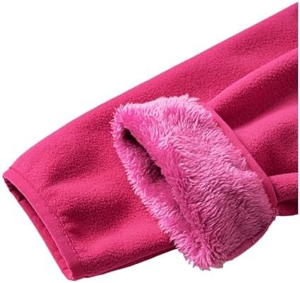 Kids Boys Girls Polar Fleece Jacket with Hood Toddler Outerw...