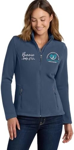 INK STITCH Women L217 Custom Stitching Embroidery Fleece Jac...