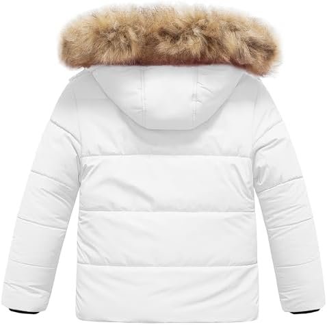 Chrisuno Girl's Water Resistant Winter Coats Warm Fleece Lin...