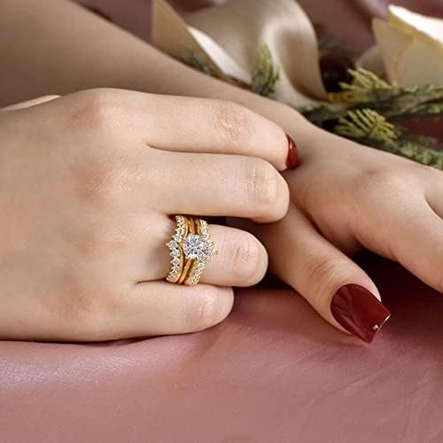 Wuziwen Vintage Wedding Ring Guard Enhancers Engagement Ring...