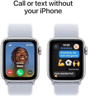 Apple Watch SE (2nd Gen) [GPS 40mm] Smartwatch with Silver A...