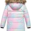 CREATMO US Girl's Winter Fleece Lined Long Parka Puffer Coat...