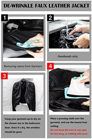 Bellivera Women Faux Leather Casual Jacket, Fall and Spring ...