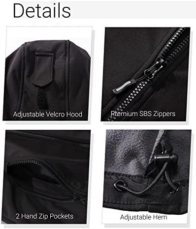 Outdoor Ventures Women's Softshell Jacket with Removable Hoo...