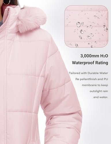 YUCOLEN Womens Winter Parka Coat Warm Thicken Jacket Down Pu...