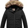Chrisuno Girl's Water Resistant Winter Coats Warm Fleece Lin...
