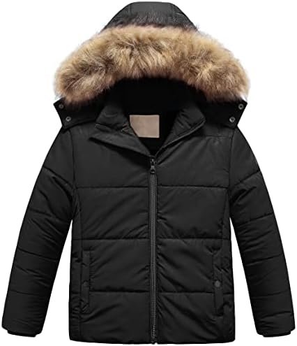 Chrisuno Girl's Water Resistant Winter Coats Warm Fleece Lin...