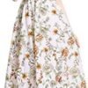 Gardenwed Chiffon Floral Dresses Summer Sun Beach Dresses fo...