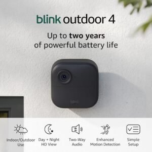 Like-New Blink Outdoor 4 (newest model), Wire-free smart sec... Like-New Blink Outdoor 4 (newest model), Wire-free smart sec...