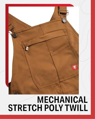 Firestone Men's Overalls - Water Resistant Twill Bib Overall...