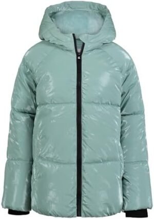 Calvin Klein Girls' Short Length Hooded Winter Puffer Jacket... Calvin Klein Girls' Short Length Hooded Winter Puffer Jacket...