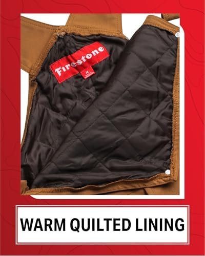 Firestone Men's Overalls - Water Resistant Twill Bib Overall...